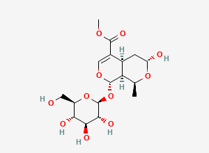 Two-dimensional chemical structure of Morroniside