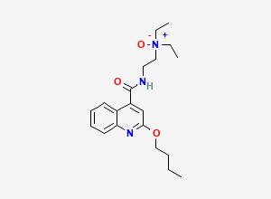Two-dimensional chemical structure of Cinchocaine N-Oxide, CAS 87864-07-1
