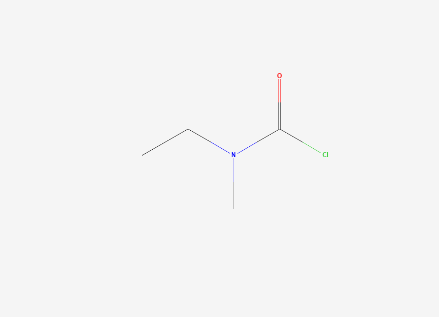 Two-dimensional chemical structure of N-Ethyl-N-methylcarbamoyl chloride