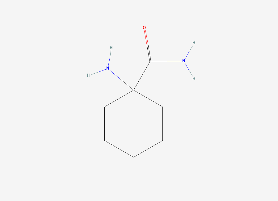 Two-dimensional chemical structure of 1-Aminocyclohexanecarboxamide