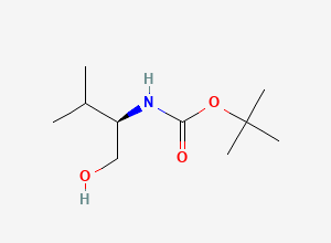 Two-dimensional chemical structure of Boc-D-valinol