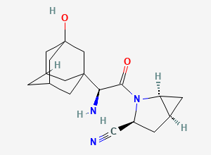 Two-dimensional chemical structure of Saxagliptin