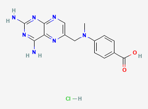 Two-dimensional chemical structure of Methotrexate EP Impurity E / Methotrexate Related Compound E (Hemihydrochloride salt), CAS 70844-48-3