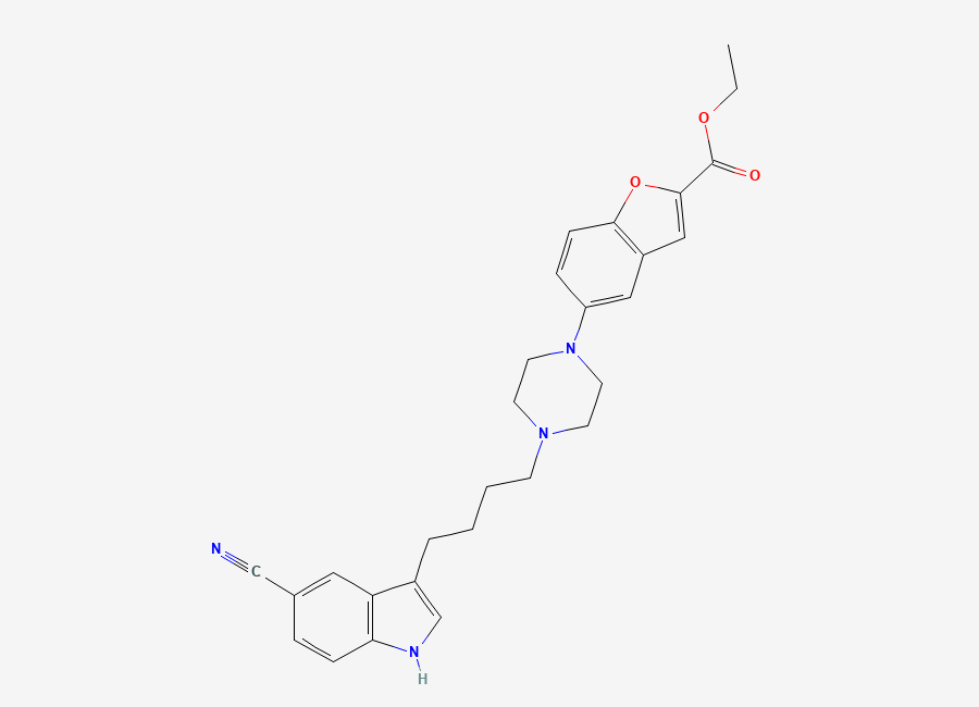 Two-dimensional chemical structure of Vilazodone ethyl ester