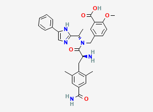 Two-dimensional chemical structure of Eluxadoline