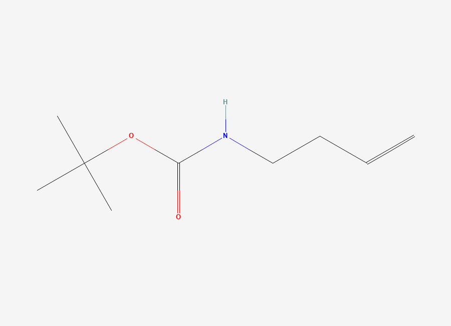 Two-dimensional chemical structure of Tert-butyl but-3-EN-1-ylcarbamate