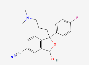 Two-dimensional chemical structure of Escitalopram EP Impurity B / Citalopram EP Impurity B / Citalopram related compound B, CAS 411221-53-9