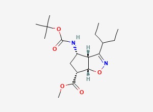 Two-dimensional chemical structure of Peramivir Impurity 64