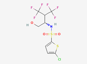 Two-dimensional chemical structure of Begacestat