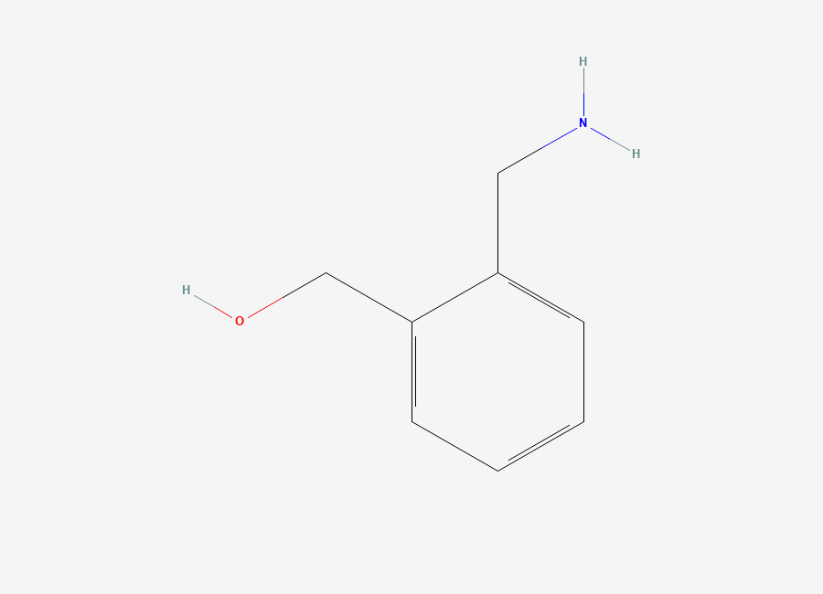 Two-dimensional chemical structure of (2-(Aminomethyl)phenyl)methanol
