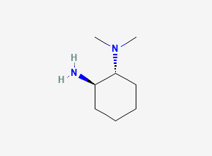 Two-dimensional chemical structure of (1R,2R)-N1,N1-Dimethylcyclohexane-1,2-diamine