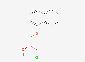 Two-dimensional chemical structure of Propranolol Chloro Impurity, CAS 112805-69-3