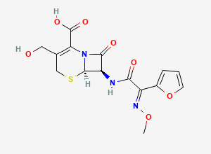 Two-dimensional chemical structure of Cefuroxime EP Impurity F, CAS 97170-19-9