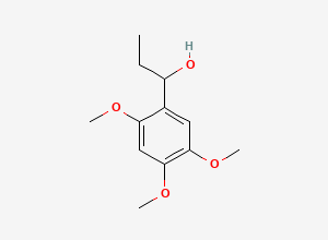 Two-dimensional chemical structure of 1-(2,4,5-Trimethoxyphenyl)-1-propanol