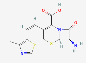 Two-dimensional chemical structure of Cefditoren Pivoxil Impurity 22
