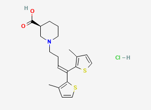 Two-dimensional chemical structure of Tiagabine S-Isomer, CAS 145264-34-2