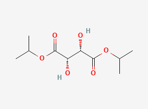 Two-dimensional chemical structure of Diisopropyl (S-(R*,R*))-tartrate