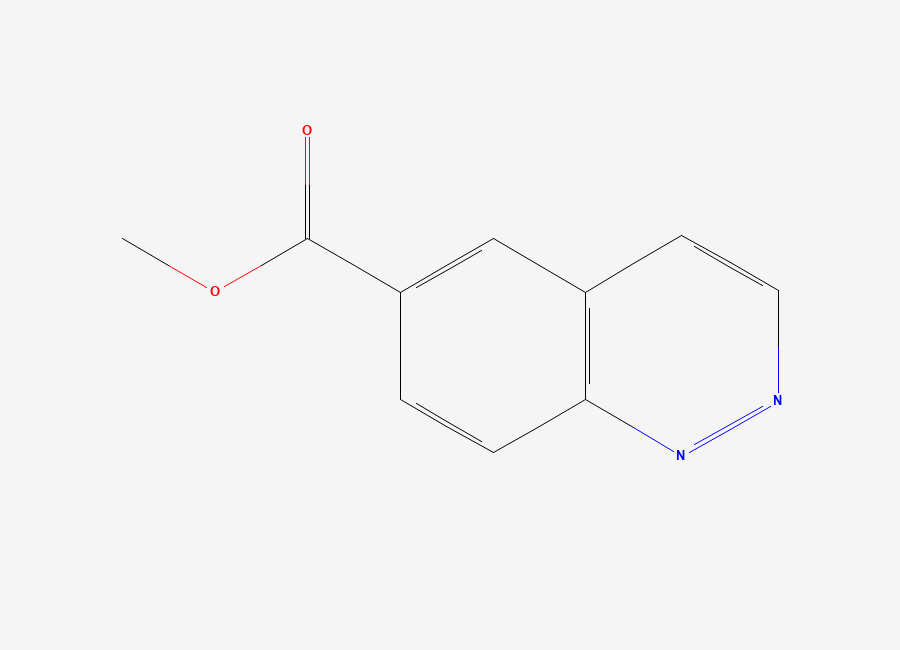 Two-dimensional chemical structure of Methyl Cinnoline-6-carboxylate