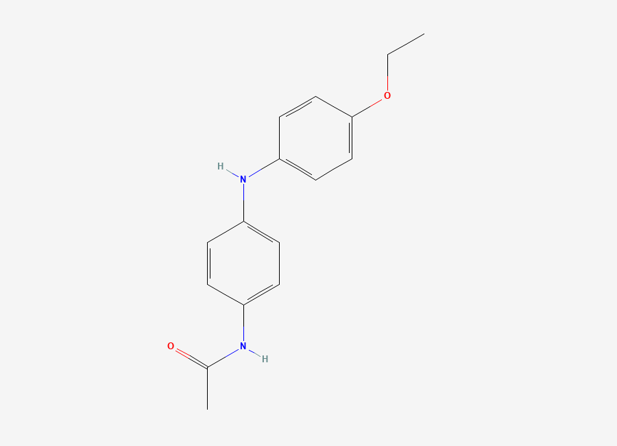 Two-dimensional chemical structure of N-(4-((4-Ethoxyphenyl)amino)phenyl)acetamide, CAS 1991204-56-8