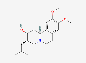 Two-dimensional chemical structure of (2R,3S,11bR)-Dihydrotetrabenazine