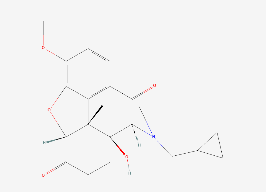 Two-dimensional chemical structure of 10-Oxo Naltrexone Methyl Ether