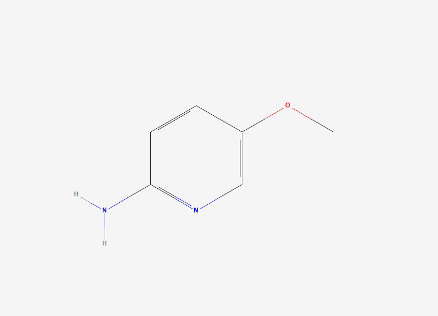 Two-dimensional chemical structure of 2-Amino-5-methoxypyridine