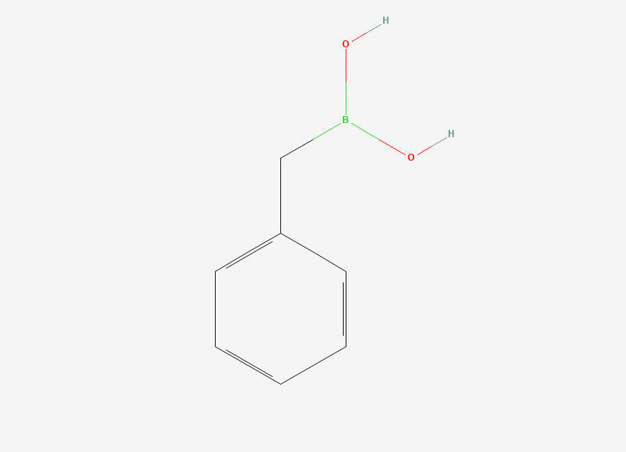Two-dimensional chemical structure of Benzylboronic Acid