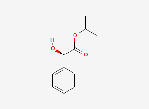 Two-dimensional chemical structure of Isopropyl 2-hydroxy-2-phenylacetate