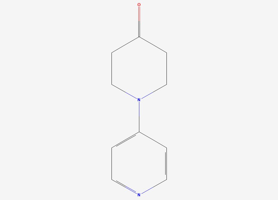 Two-dimensional chemical structure of 1-(Pyridin-4-yl)piperidin-4-one
