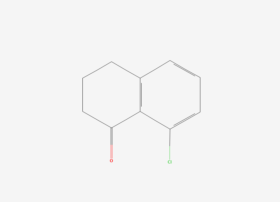 Two-dimensional chemical structure of 8-Chloro-3,4-dihydro-2H-naphthalen-1-one