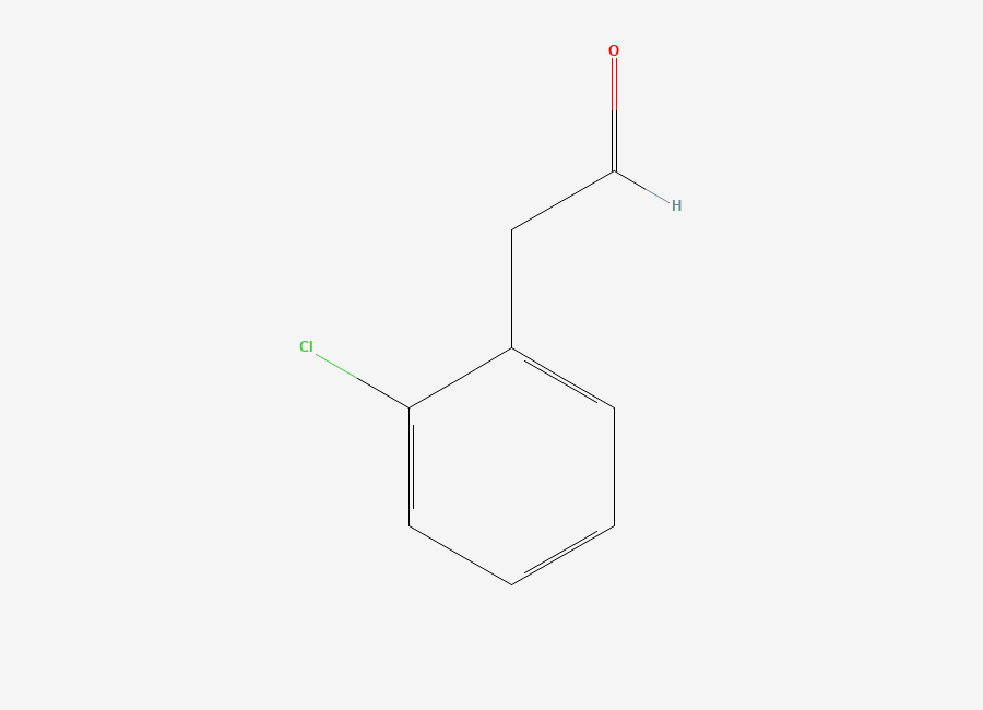 Two-dimensional chemical structure of 2-(2-Chlorophenyl)acetaldehyde