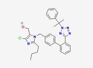 Two-dimensional chemical structure of Losartan Cum-Alcohol, CAS 852357-69-8