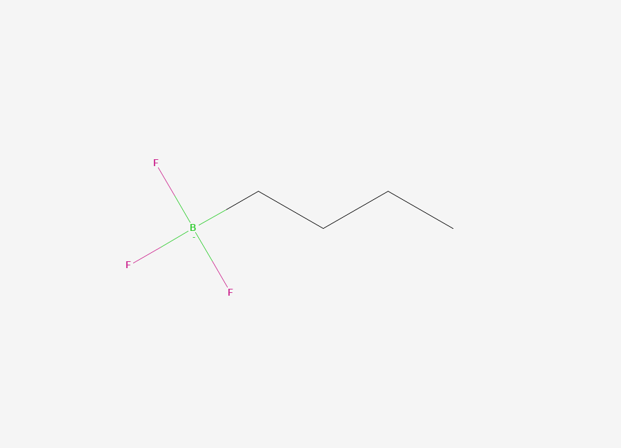 Two-dimensional chemical structure of Butyl(trifluoro)boranuide
