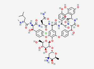 Two-dimensional chemical structure of Vancomycin EP Impurity H (Free Base), CAS 357396-41-9