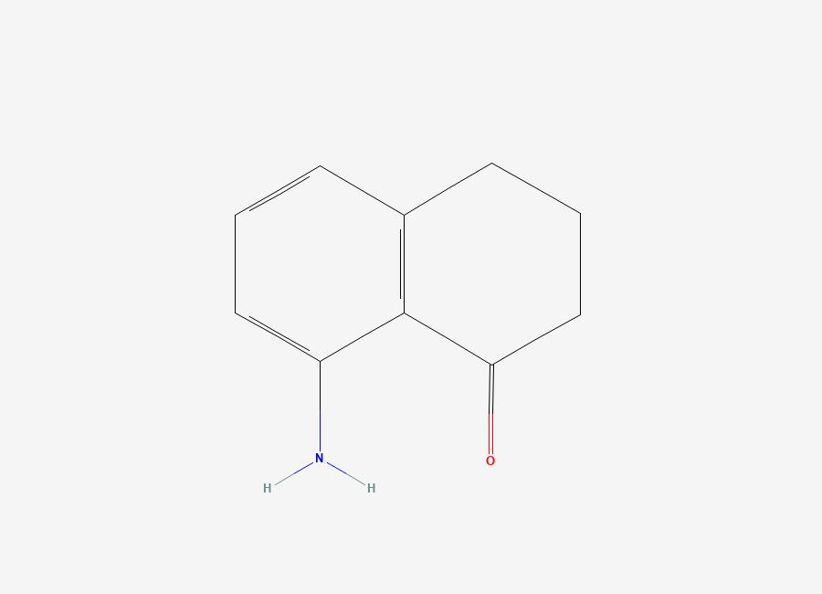 Two-dimensional chemical structure of 8-Amino-1-tetralone