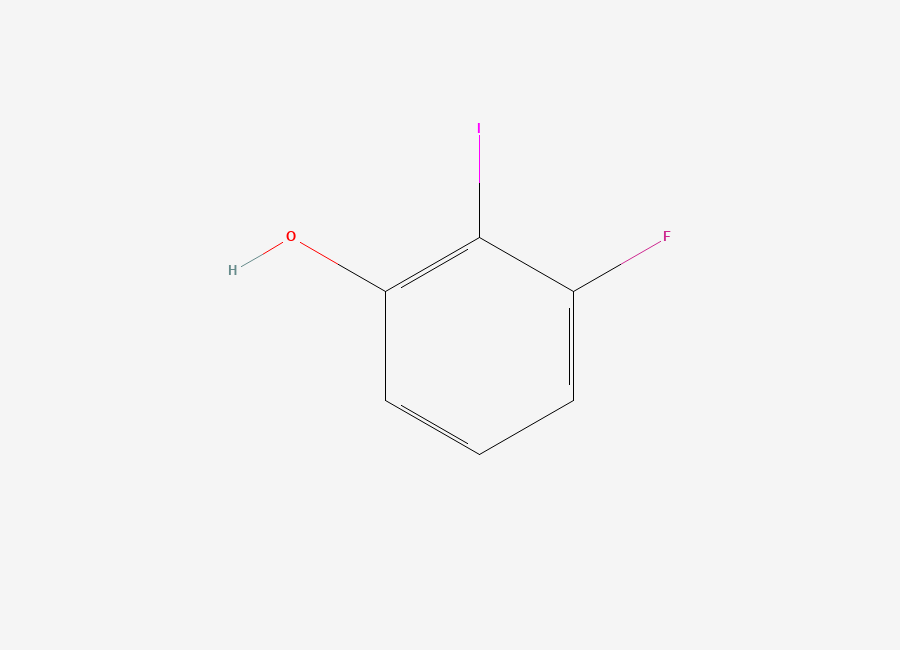 Two-dimensional chemical structure of 3-Fluoro-2-iodophenol