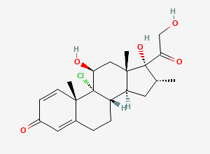 Two-dimensional chemical structure of Mometasone Impurity K, CAS 4647-20-5