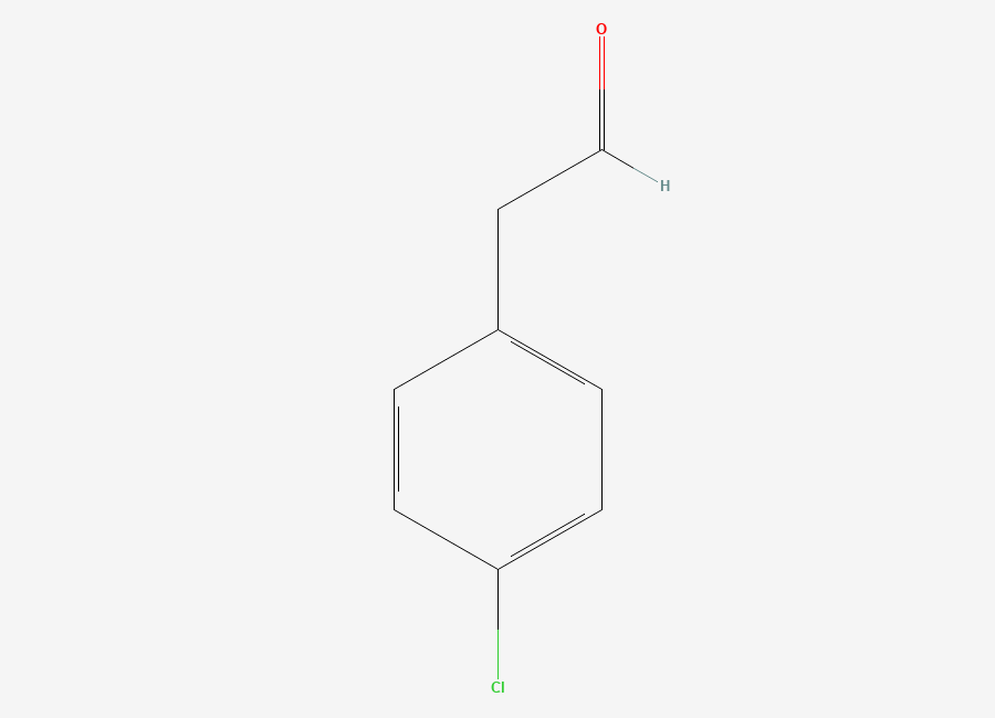 Two-dimensional chemical structure of 2-(4-Chlorophenyl)acetaldehyde