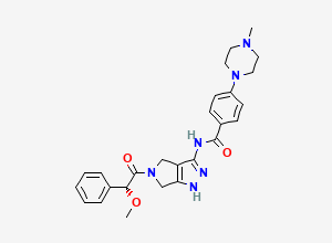 Two-dimensional chemical structure of Danusertib