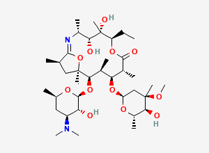 Two-dimensional chemical structure of Erythromycin A 6,9-Imino Ether, CAS 99290-97-8