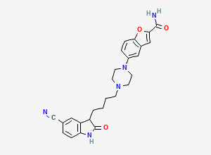 Two-dimensional chemical structure of Vilazodone Impurity 41