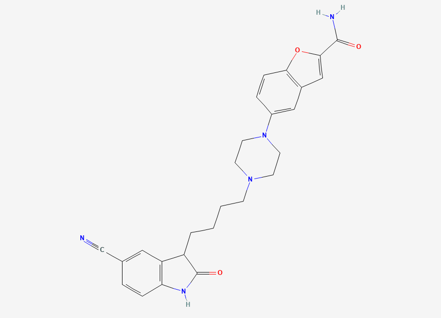 Two-dimensional chemical structure of Vilazodone Impurity 41