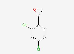Two-dimensional chemical structure of (2,4-Dichlorophenyl)oxirane