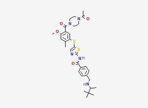 Two-dimensional chemical structure of Bms-509744