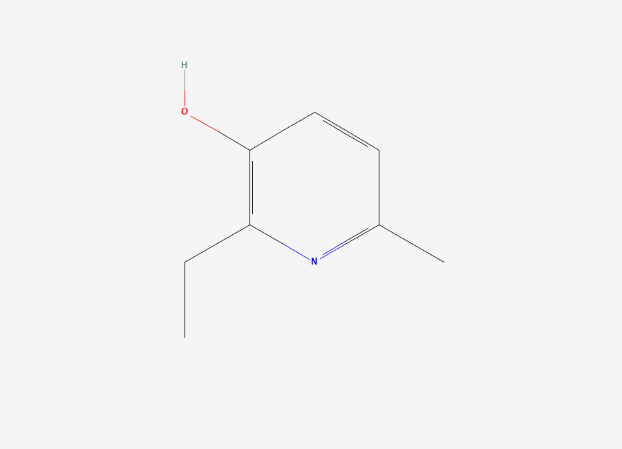Two-dimensional chemical structure of Emoxypine, CAS 2364-75-2