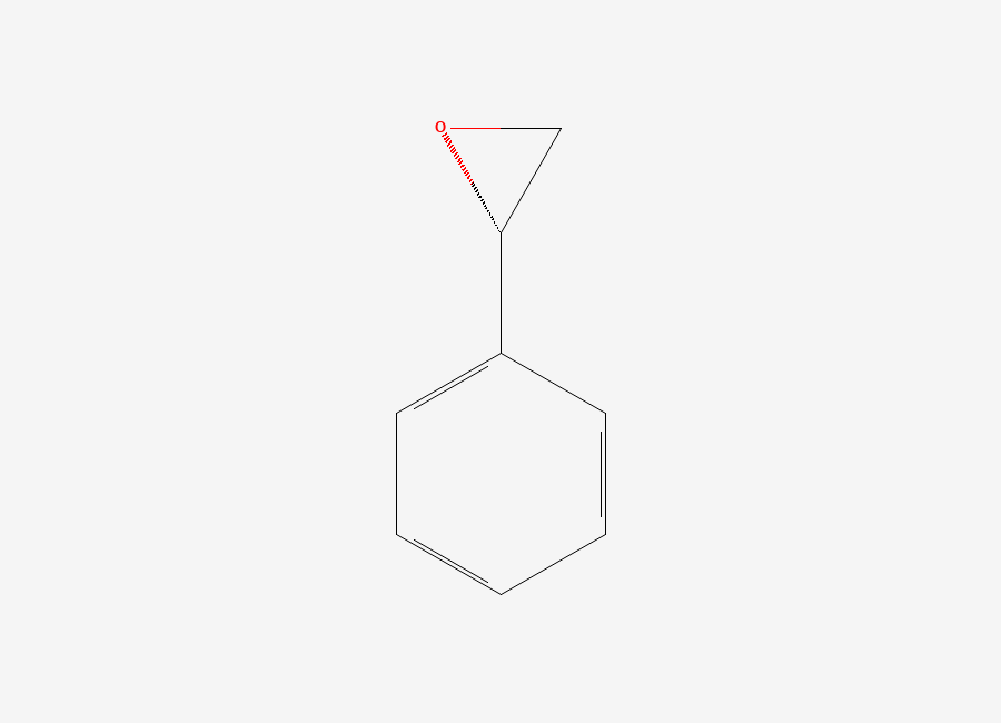 Two-dimensional chemical structure of (+)-Styrene oxide