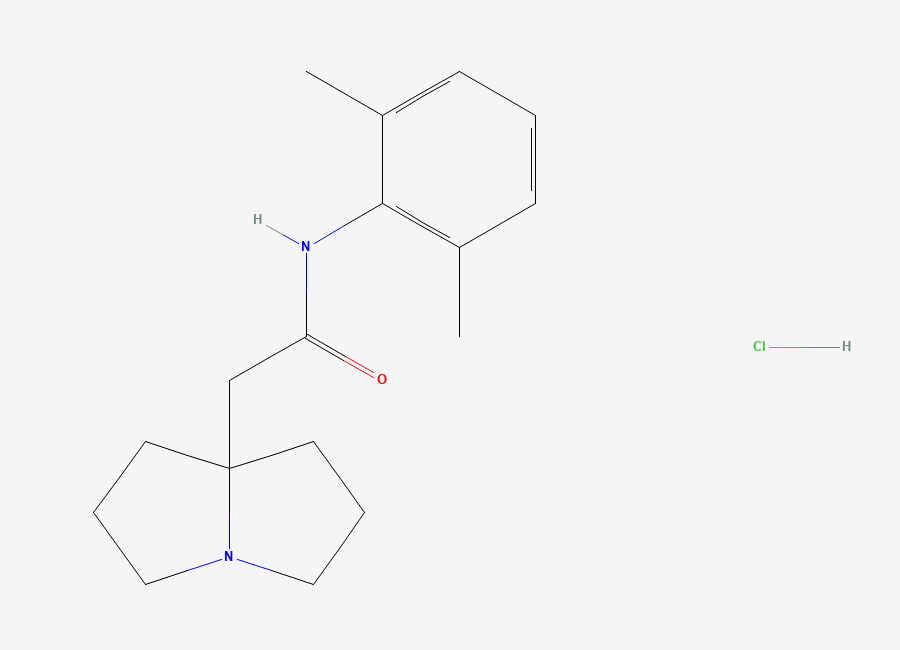 Two-dimensional chemical structure of Pilsicainide Hydrochloride