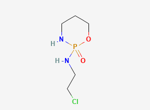 Two-dimensional chemical structure of N-Dechloroethyl Cyclophosphamide, CAS 36761-83-8