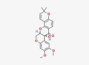 Two-dimensional chemical structure of Tephrosin