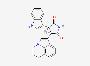 Two-dimensional chemical structure of Tivantinib